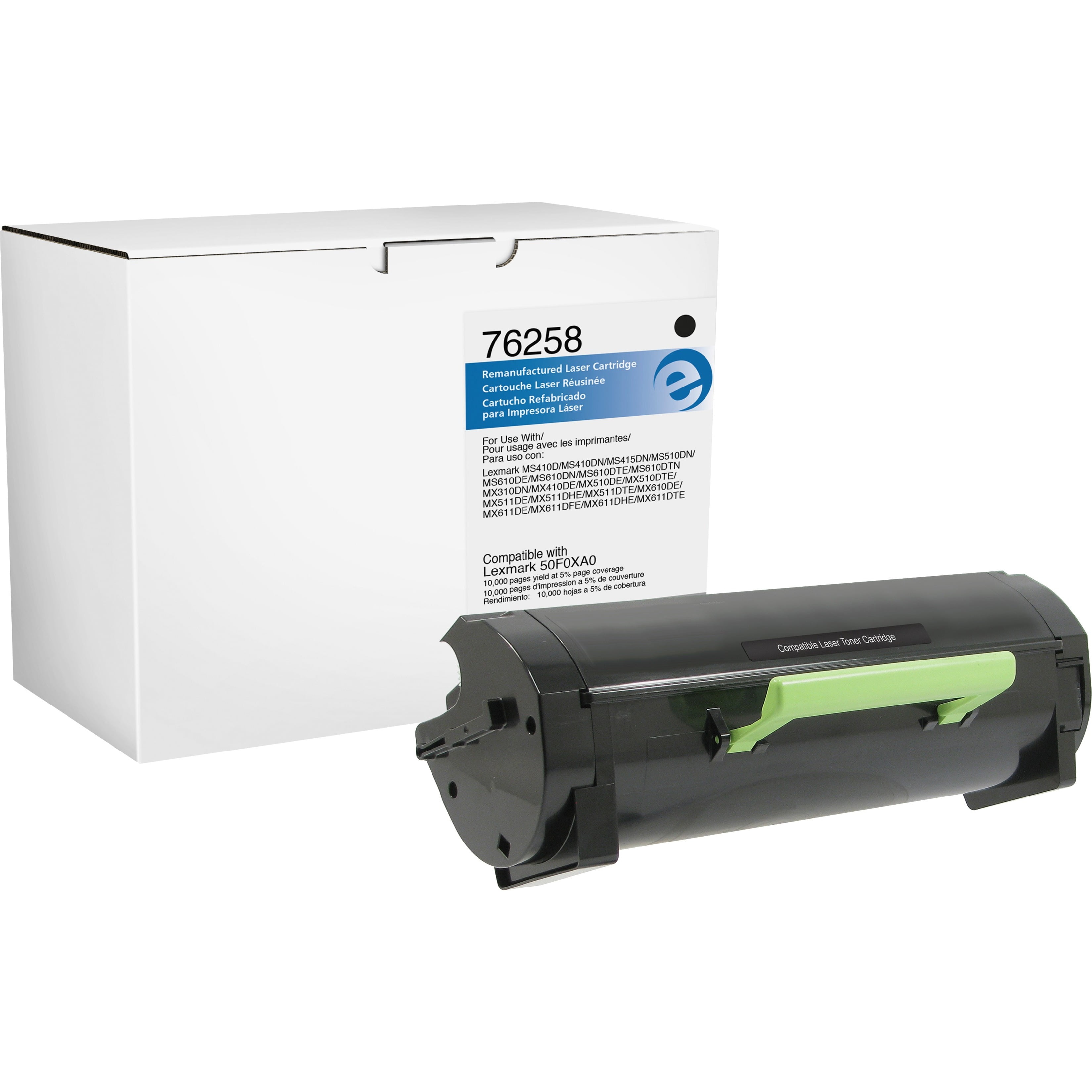 Elite Image Remanufactured Extra High Yield Laser Toner Cartridge - Alternative for Lexmark 601H (60F1H00) - Black - 1 Each - 10000 Pages Elite Image Remanufactured Extra High Yield Laser Toner Cartridge - Alternative for Lexmark 601H (60F1H00) - Black - 1 Each - 10000 Pages