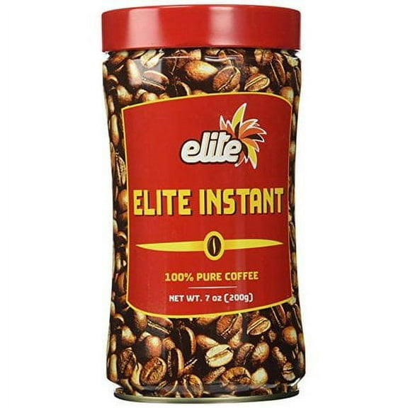 Elite Instant 100% Coffee 7 oz (pack of 4)