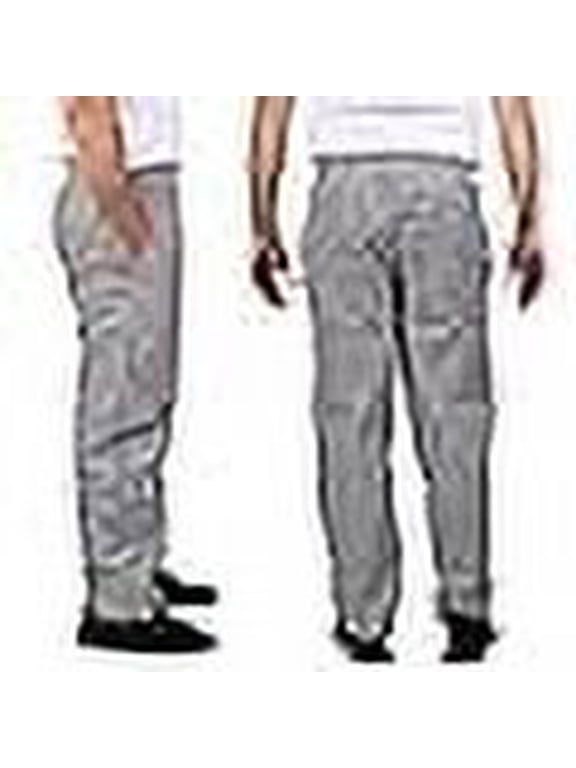 Elite Kitchens Apparel Chef Pants, Grey and White Checkered Design Professional Adult Size Small Chef Uniform Pants with Side and Back Pockets, Bulk 6 Pack