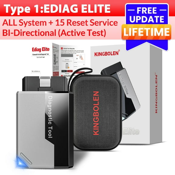 Elite Lifetime free Car Diagnostic Tools All system 15 Resets Bi-directional Built-inScanner