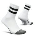 thumbnail image 1 of Feetures Elite Light Cushion Mini Crew Sock - Sport Sock with Targeted Compression - Off-White, M (1 Pair), 1 of 6
