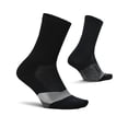 thumbnail image 1 of Feetures Elite Light Cushion Mini Crew Sock - Sport Sock with Targeted Compression - New Black, L (1 Pair), 1 of 8