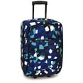 thumbnail image 1 of Elite Luggage Blue Geo Carry-On Rolling Luggage, 1 of 10