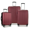 thumbnail image 1 of Elite Luggage Dori Hardside Lightweight Expandable Luggage Set w/ TSA Lock, Burgundy, 3-Piece (21/25/29), 1 of 7