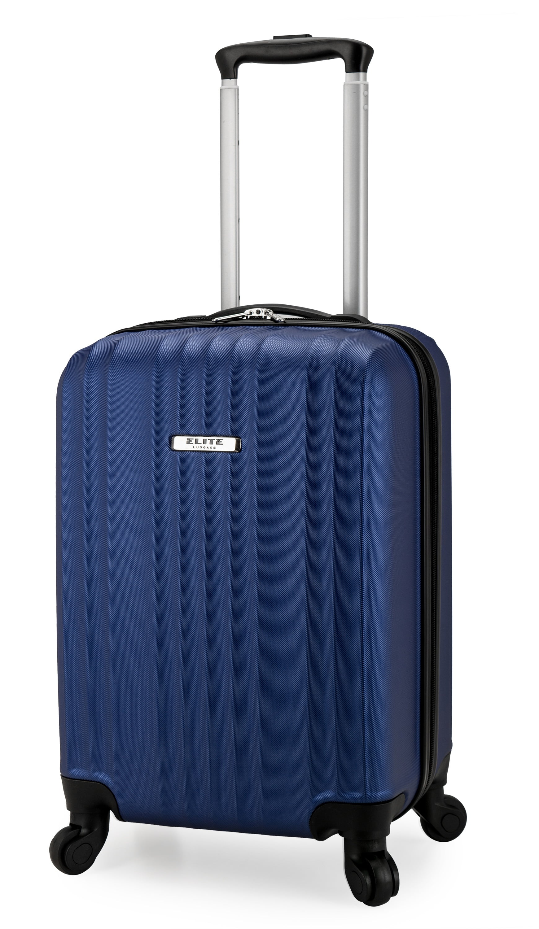 Elite Luggage Fullerton Hardside CarryOn Spinner Luggage, Navy
