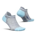 thumbnail image 1 of Feetures Elite Max Cushion No Show Tab Ankle Socks - Sport Sock with Targeted Compression - Gray Sky, S (1 Pair), 1 of 7