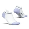 thumbnail image 1 of Feetures Elite Max Cushion No Show Tab Ankle Socks - Sport Sock with Targeted Compression - White Lilatech, L (1 Pair), 1 of 7