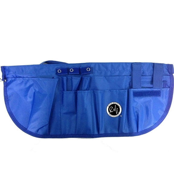 Elite Medical Instruments EAA-314-Royal EMI Nylon Medical Nurse Apron Organizer Tool Belt, Royal Blue, Large
