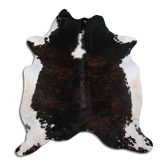 Elite NATURAL cowhide rugs for sale EXOTIC WHITE BELLY BACKBONE rug