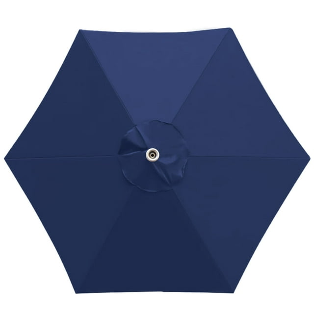 EliteShade Navy Blue Replacement Canopy for Round 7.5FT Patio Umbrellas with 6 Ribs (Canopy Only)