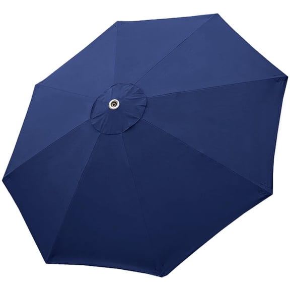 EliteShade Navy Blue Replacement Canopy for Round 9FT Patio Umbrellas with 8 Ribs (Canopy Only)