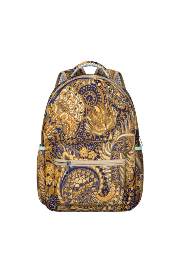 Elite Paisley Pattern Backpack – Perfect Paisley Gift for Students, Large Capacity School Bag for University, Fashionable Laptop Backpack for Work & Travel