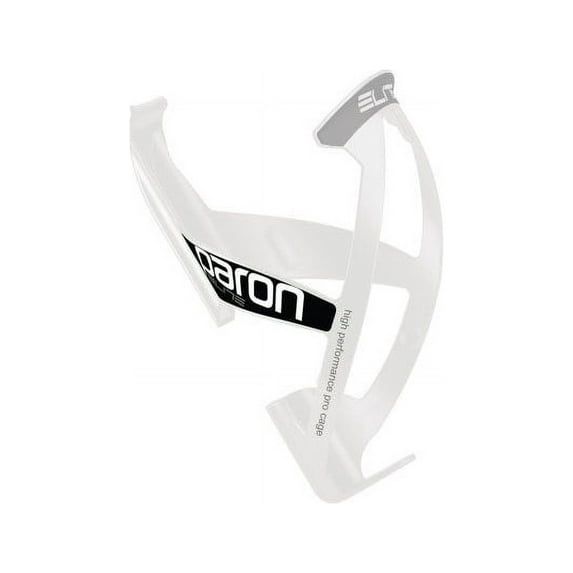 Elite Paron Race Bicycle Water Bottle Cage White/Black