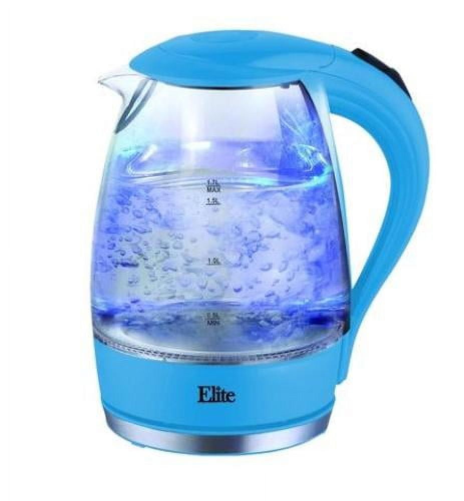 Elite Platinum 7-Cup Cordless Stainless Steel Electric Kettle with