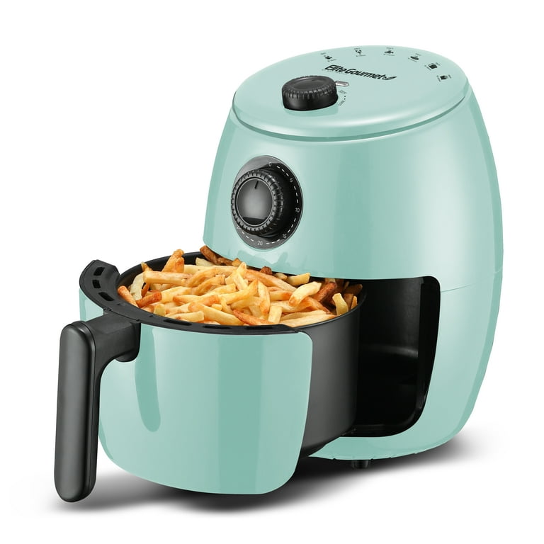 Elite Platinum 2.1qt Hot Air Fryer with Adjustable Timer and