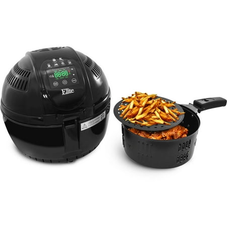 Elite Platinum 3.5-Quart Digital Air Fryer Black