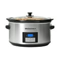 thumbnail image 1 of Elite Platinum 8.5Qt. Stainless Steel Digital Slow Cooker, 1 of 8
