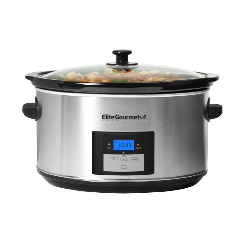 3.5 Qt. Brushed Stainless Programmable Slow Cooker 3.5 Qt. Brushed Stainless Programmable Slow Cooker