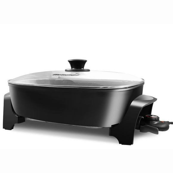 Elite Platinum 8Qt. Jumbo Electric Skillet w/ Easy-Pour Spout
