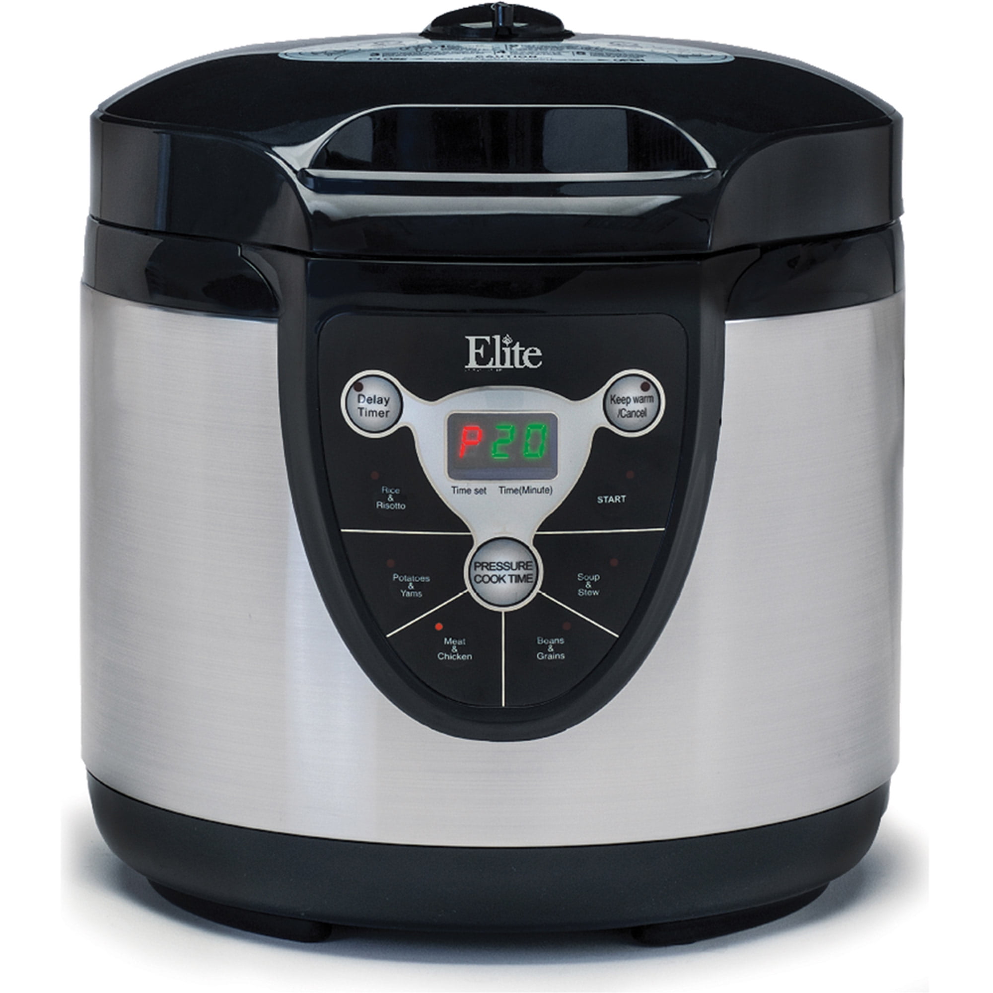 Elite Platinum 4 quart Pressure Cooker, Silver