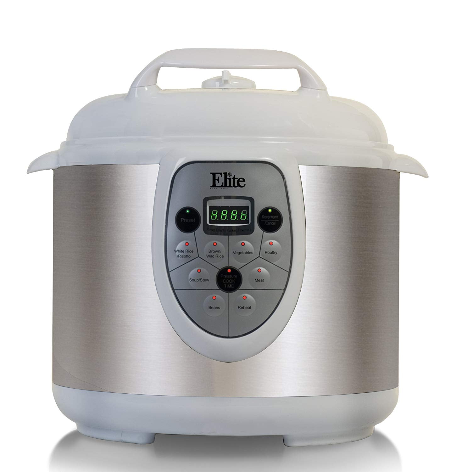 Elite Platinum EPC-414 4-Quart 9-Function Digital Pressure Cooker 