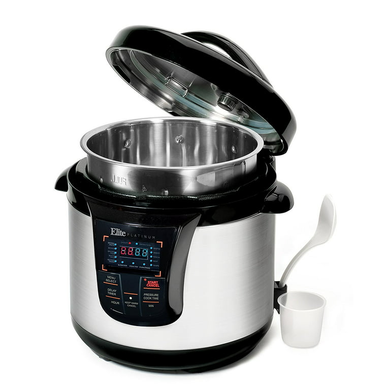 Elite Platinum 10-Cup Rice Cooker with Stainless Steel Cooking Pot