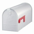 thumbnail image 1 of Elite Premium White Powder-Coated Steel Locking Rural Mailbox, Rust Resistant, 1 of 1