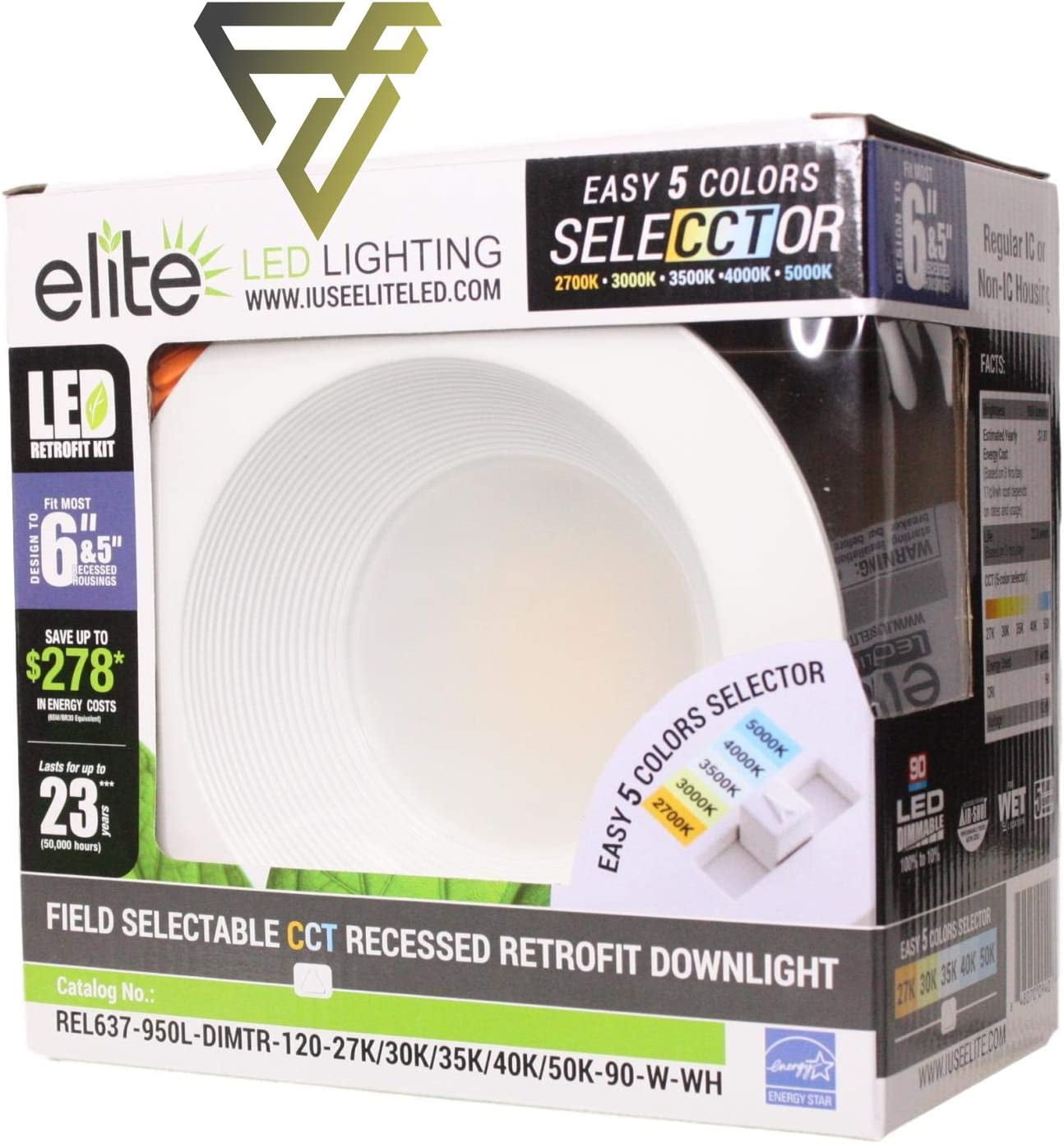 10-Inch Goof Rings For Recessed Lighting - Metal Trim Covers For Damaged Drywall Holes