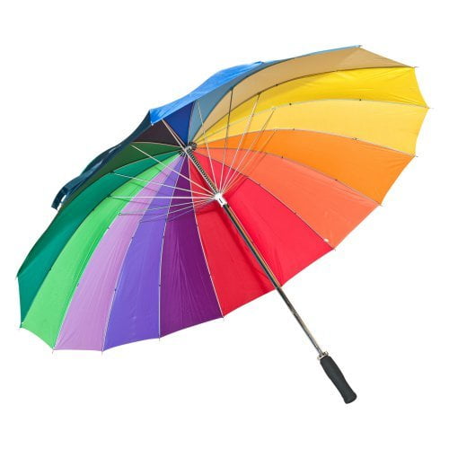 Elite Rain Rainbow Golf Umbrella
