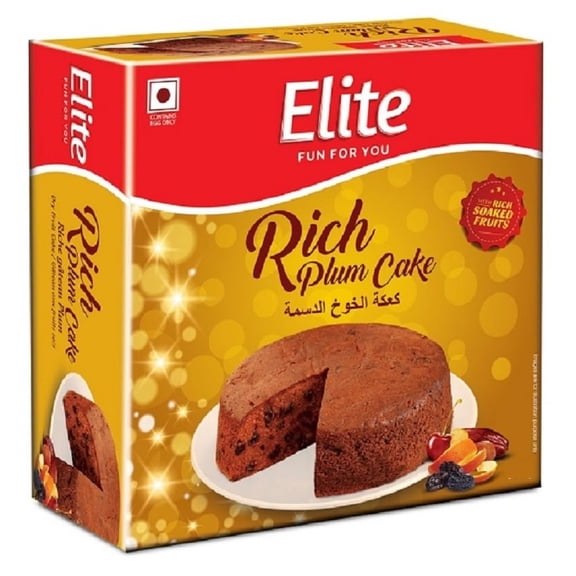 Elite Rich Fruit Plum Christmas Cake Indian Kerala Tea Snacks 1 KG 2.2lbs