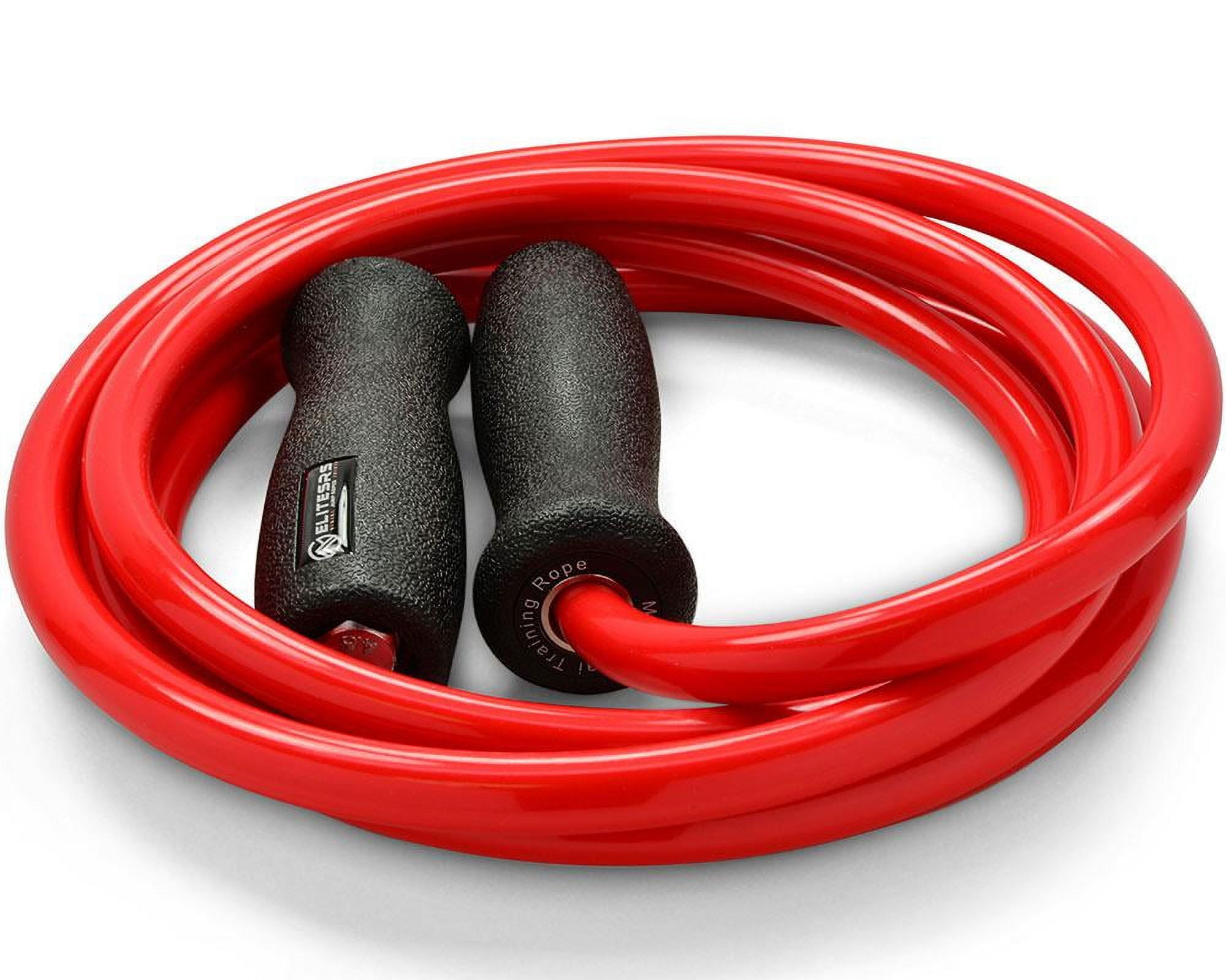 Elite SRS, Muay Thai 2.0 Weighted Jump Rope Heavy 1.5lb PVC Drag Rope
