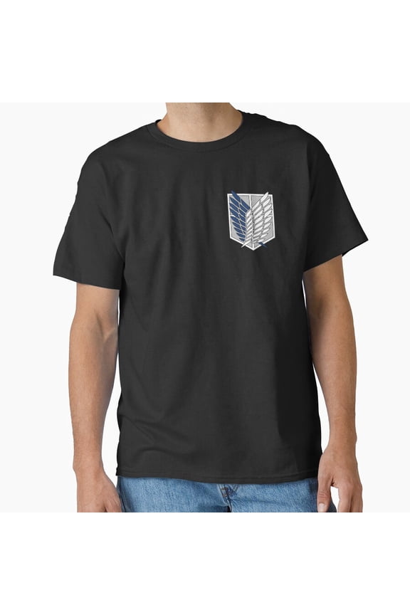 Elite Scout Regiment Freedom Wings Insignia Clean Minimalist Uniform Tee T-Shirt
