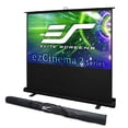 thumbnail image 1 of Elite Screens ezCinema 2, 84" Diagonal, 16:9, Floor Pull-Up Portable Projector Screen, 1 of 7
