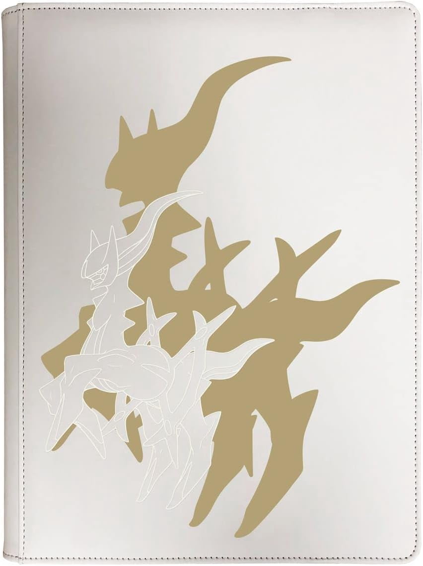 Ultra Pro Elite Series: Arceus 9-Pocket Zippered PRO Binder for Pokemon - Protect Your Gaming Cards in a Vibrant Full-Art Zipped Binder While On The Move and Always Be Ready for Battle