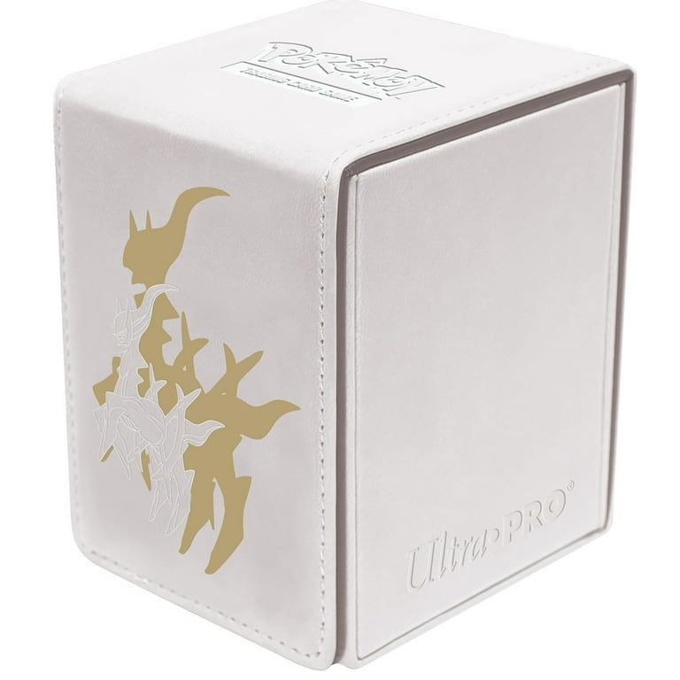 Ultra PRO Paldea Alcove Click Deck Box For Pokémon & MTG Cards - Holds 100+ Double-Sleeved, Includes 4 Magnetic Badges | Compatible With Pokémon 151, Commander Decks