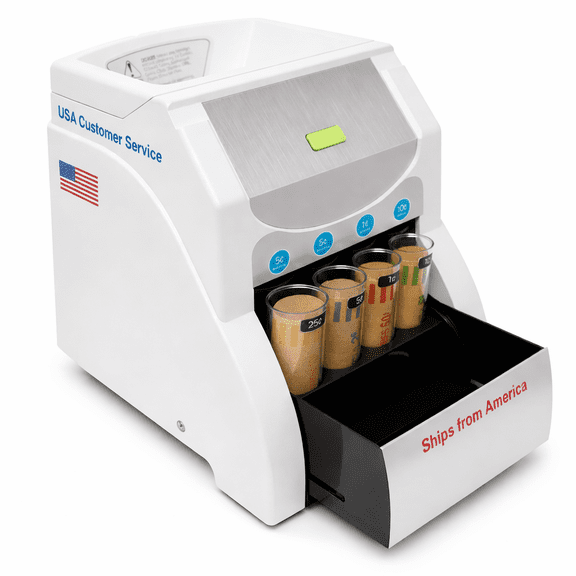 Elite-Series Business Grade Automatic Coin Sorter, Counter, and Roller