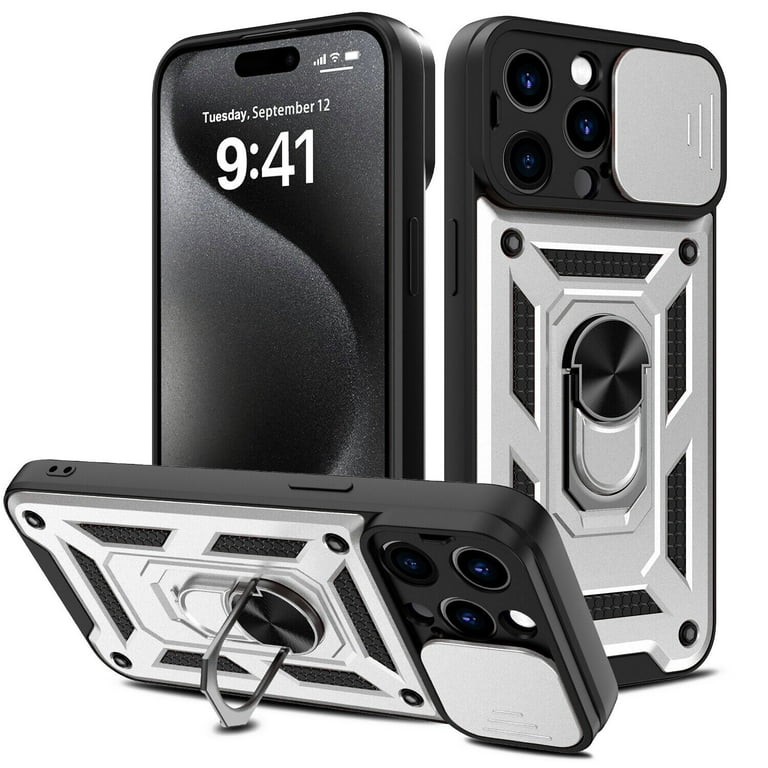 Elite Series Hybrid Case with Ring Grip and Camera Lens Cover for