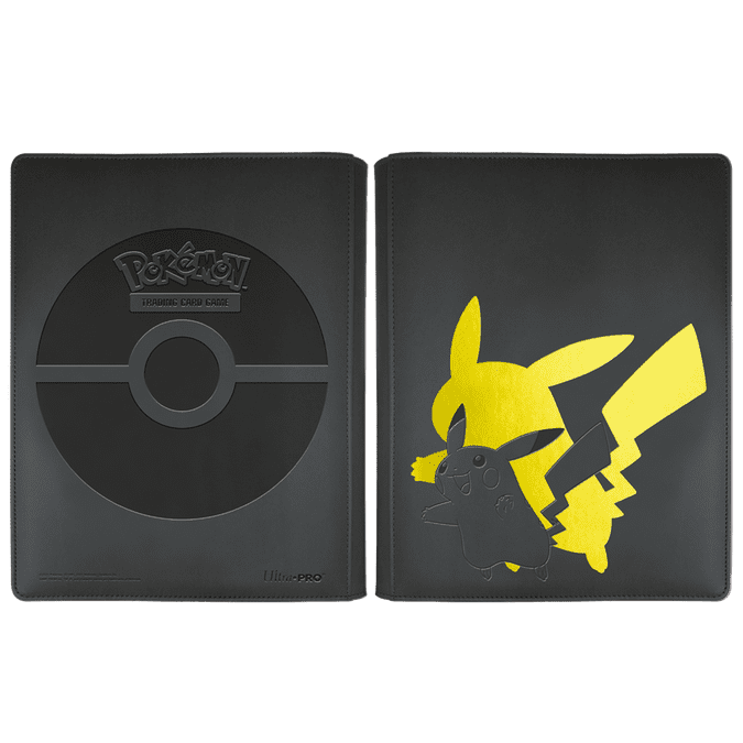 detective pikachu card binder Pokemon TCG 4-Pocket (8665950) Toys & Games Slot Pages so it can hold 400 Cards Front Elite Series Pikachu 9-Pocket Zippered