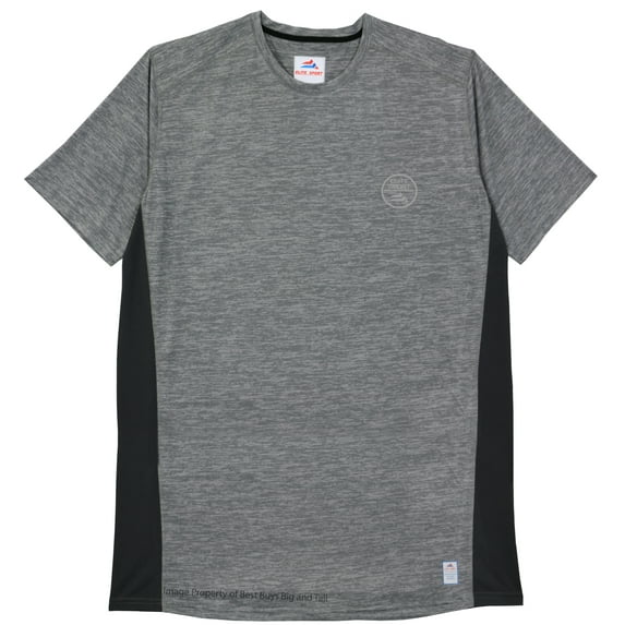 Elite Sport Big & Tall Men's Performance T-Shirt Color Block 2XL - 8XL Chest Logo
