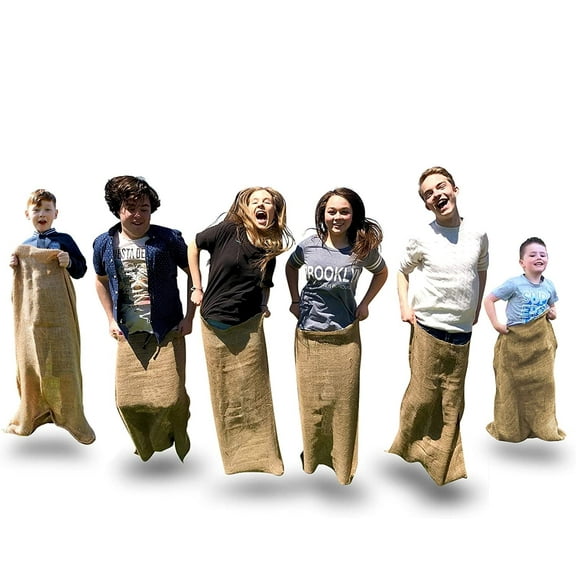 Elite Sportz 6 Pack Burlap Sack Race Bags