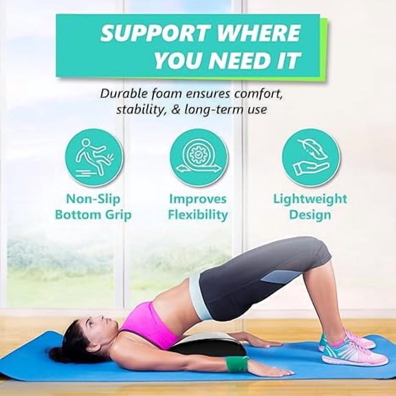 Elite Sportz Equipment Ab Mat High Density Foam Sit Up Mats - Comfortable Workout Accessories for Upper & Lower Abs, Obliques & Back Support w/Band