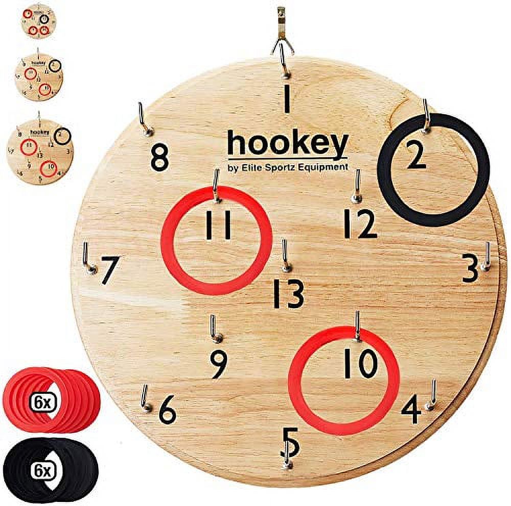 Elite Sportz Gifts for Men, Teens and Safe Games for Kids - Our Beautifully Finished Hookey Games Make Great for All. Easy Set-Up, Simply Hang and Play - image 1 of 9
