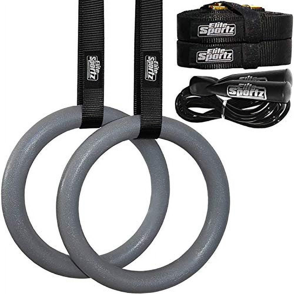 Strength Shop Rings Elite Sportz Gymnastic Rings - Exercise Ring Set for Total Body ...