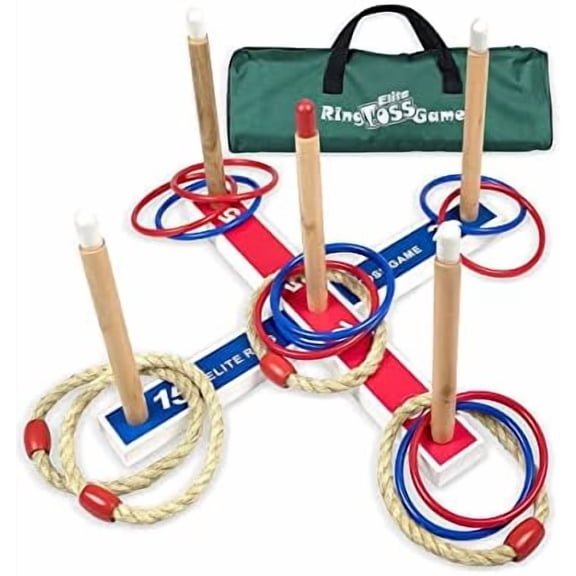 Elite Sportz Ring Toss Games for Kids - Outdoor Yard Game for Adults & Family - Backyard Toys, Outdoor Game, Backyard Games, Lawn Games for Kids Ages 4-8$$Sport & Recreation Other