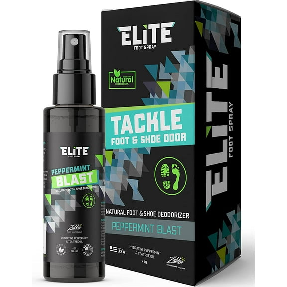Elite Sportz Shoe Deodorizer - 4 oz Foot Spray and Shoe Odor Eliminator