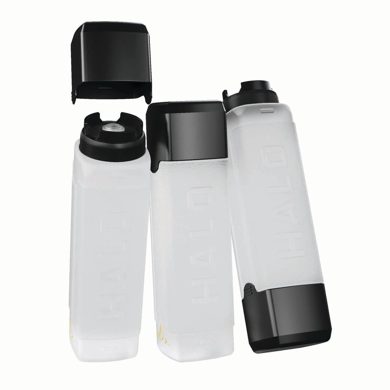 HALO Elite Squeeze Bottle 3-Pack (27 Oz Each) – Griddle & Kitchen Condiment Bottles With Drip-Free Valve