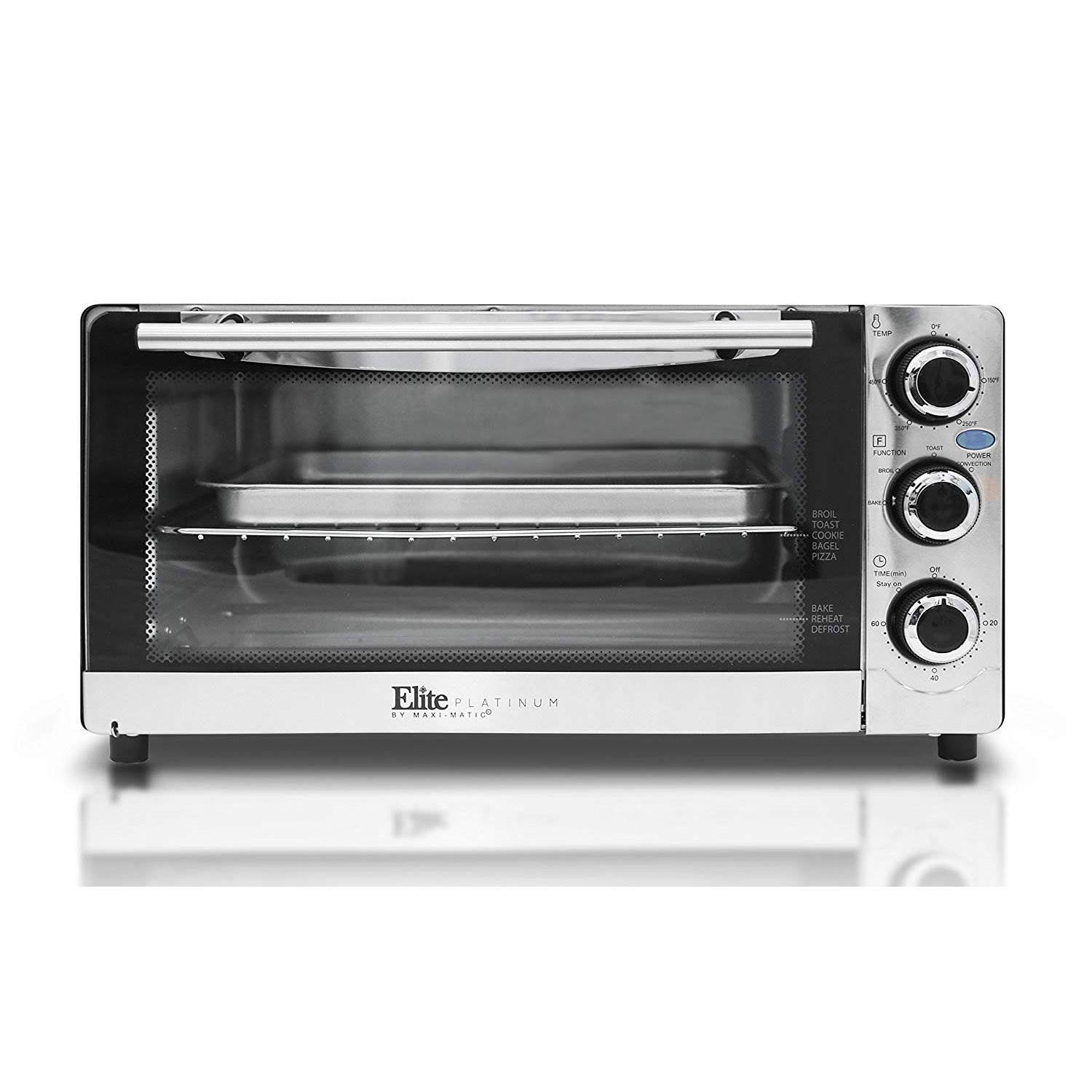 Elite Ss 6 Slice Convection Toaster Oven
