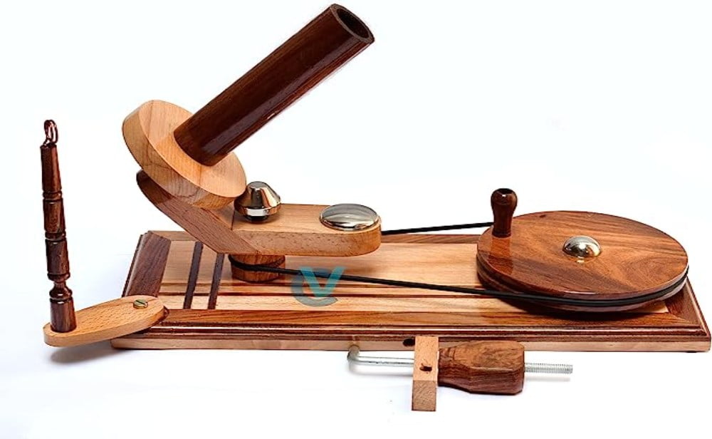 Elite Store Yarn Ball Winder Large Wooden Hand Operated Yarn Winder for