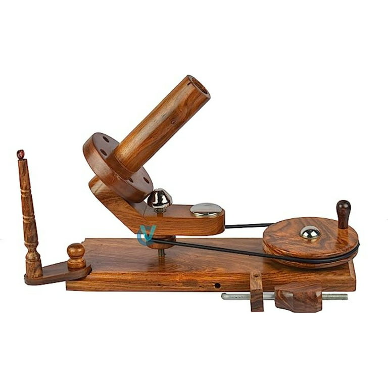 Wooden Yarn Winder and Swift Large Wooden Yarn Winder for Knitting
