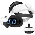 thumbnail image 1 of Elite Strap Replacement for Meta Quest 3S - Adjustable VR Headset Strap - Lightweight and Comfortable VR Headset Accessories - Reduce Facial Stress, Head Strap Compatible with Meta Quest 3S, 1 of 6